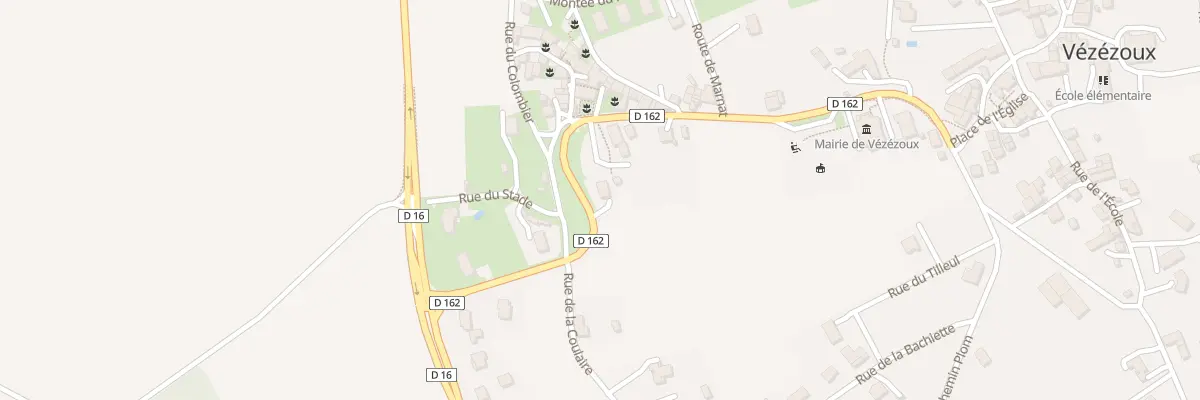 Plan du 5079A Rue de la Mairie à Vézézoux
