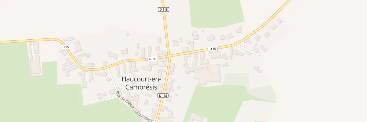 Plan du 2 Rue du Gal de Gaulle à Haucourt-en-Cambrésis
