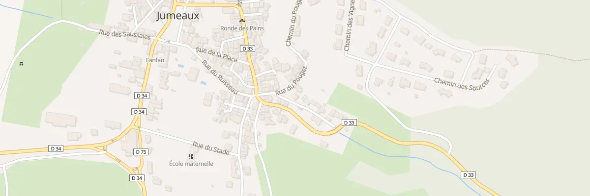 Plan du 1 Imp du Ruisseau à Jumeaux