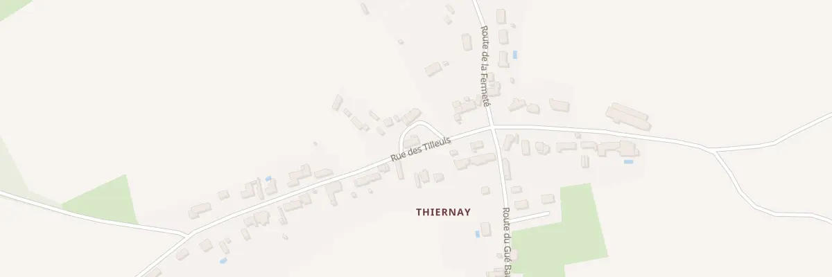 Plan du 14 Rue des Tilleuls à La Fermeté