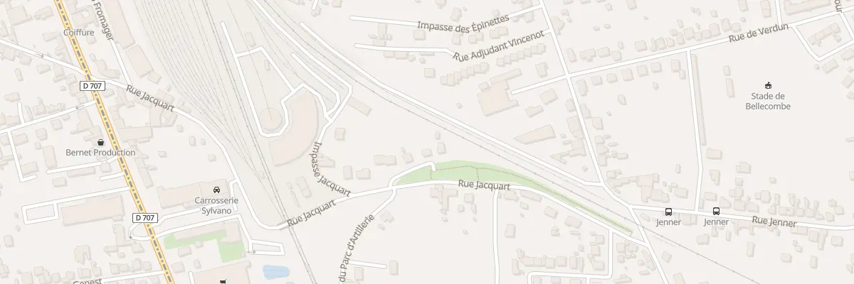 Plan du 24 Rue Jacquart à Yzeure