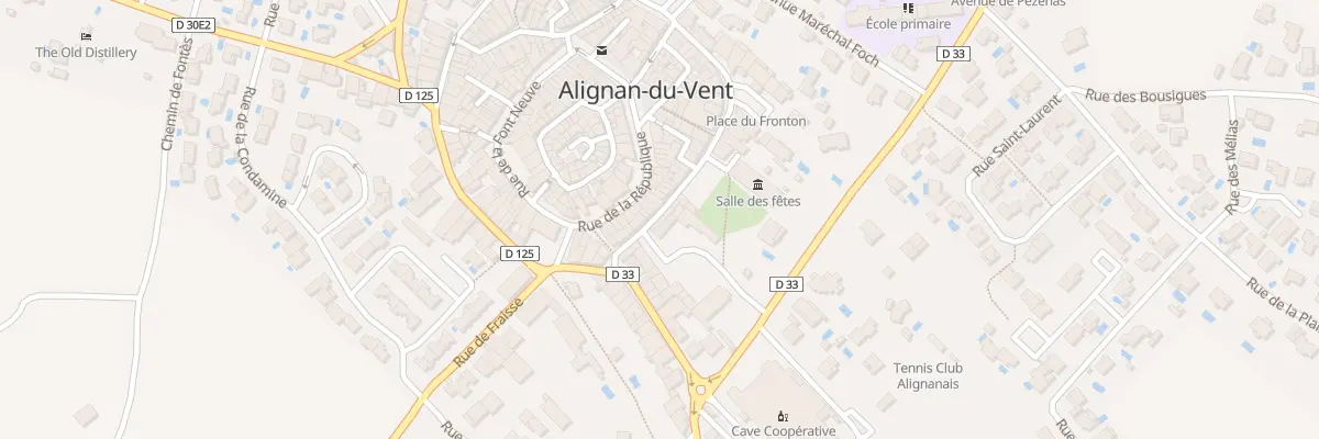 Plan du 21 Rue des Aires à Alignan-du-Vent