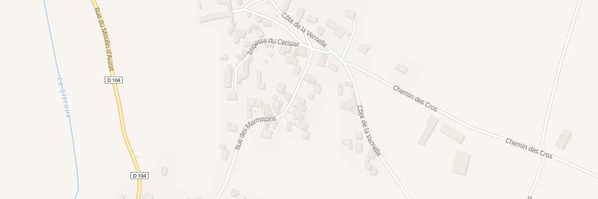 Plan du 9 Rue des Marmitons à Culhat