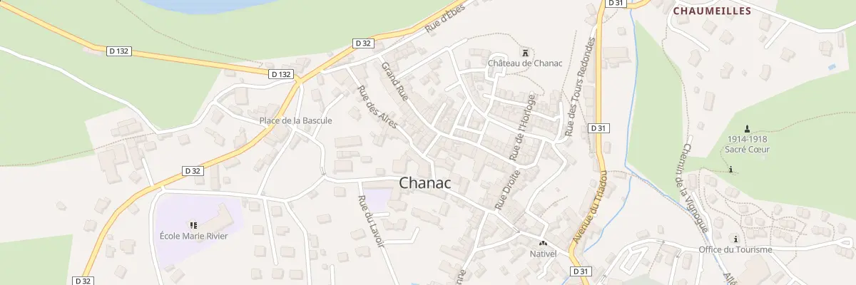 Plan du 4 Rue Traversiere à Chanac