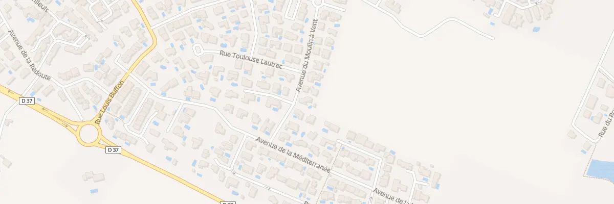 Plan du 7 Rue du Moulin a Vent à Portiragnes