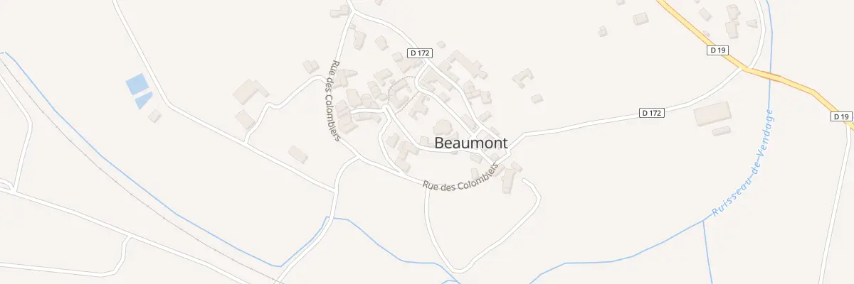 Plan du 5004 Le Bourg à Beaumont