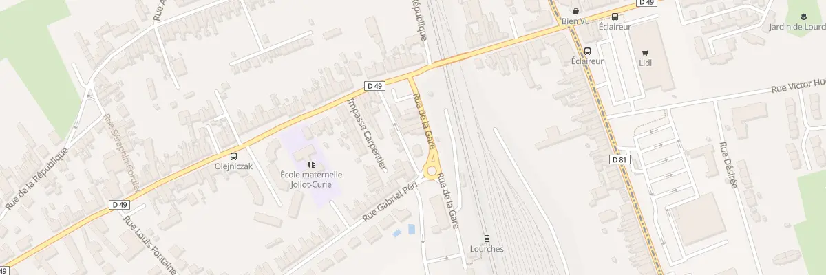 Plan du 6 Rue de la Gare à Rœulx