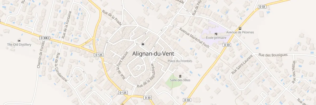 Plan du 15 Pl de la Mairie à Alignan-du-Vent