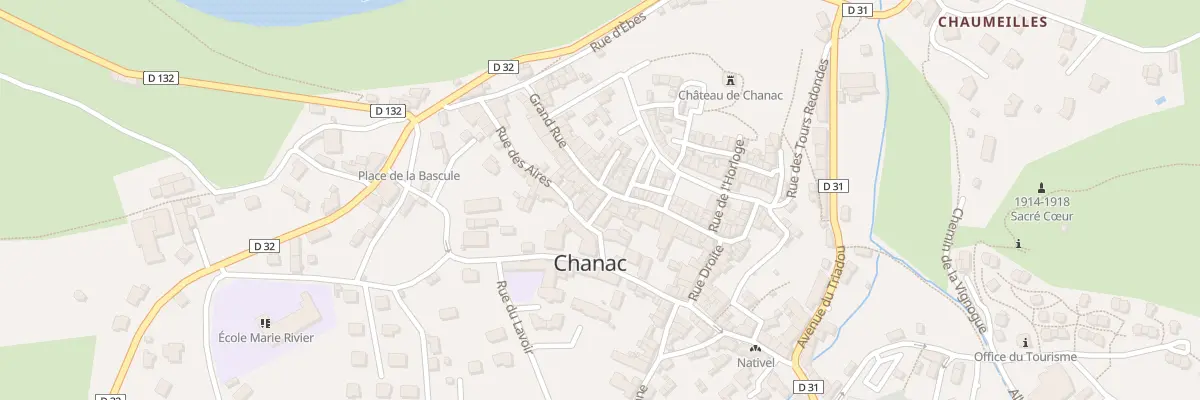 Plan du 26 Grand Rue à Chanac