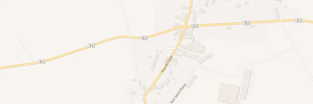 Plan du 9 Rue du Pavé au Plessier-Huleu