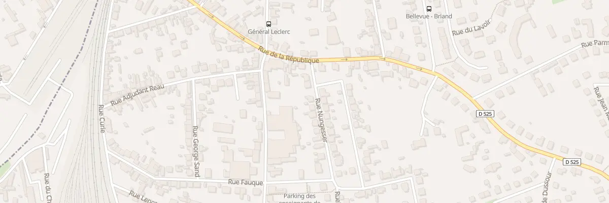 Plan du 6 Rue Nungesser à Yzeure