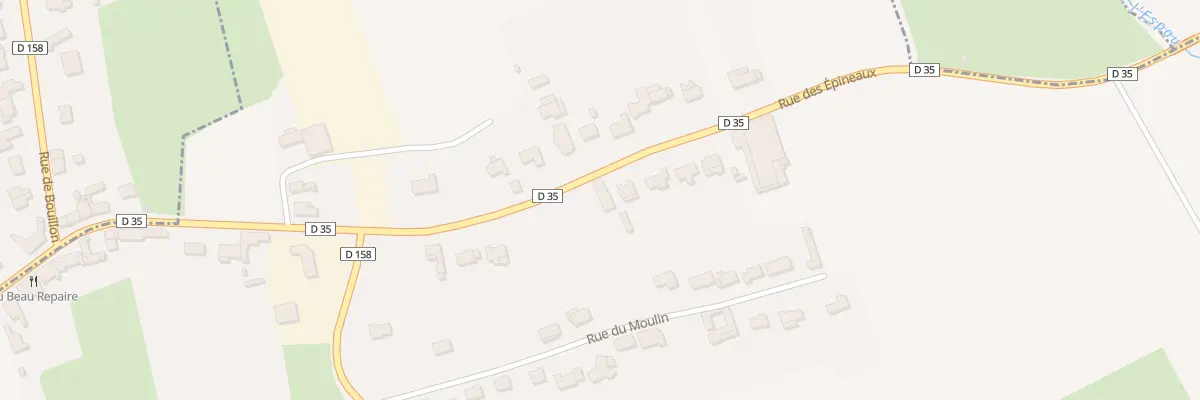 Plan du 16 Rue des Epineaux à Brillon