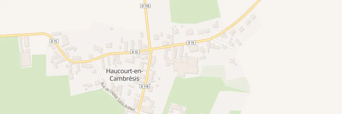 Plan du 4 Rue du Gal de Gaulle à Haucourt-en-Cambrésis