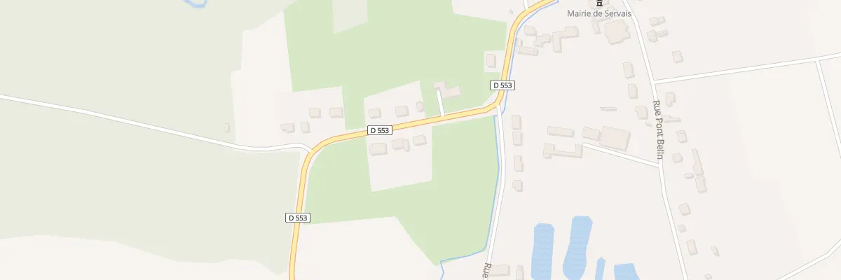 Plan du 7 Rue du Château à Servais