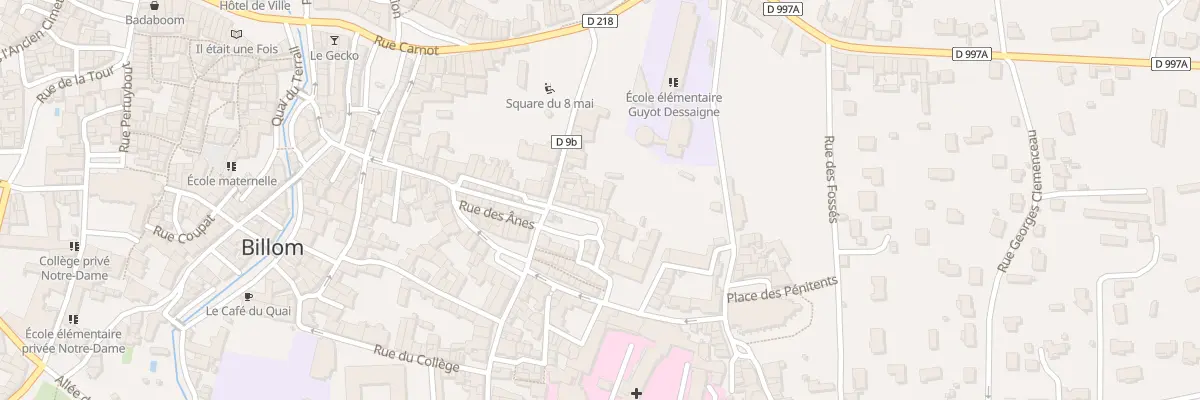 Plan du 1B Rue des Nones à Billom