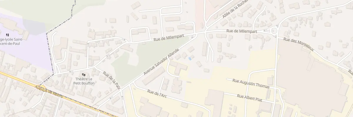 Plan du 76 Av Salvador Allende à Villeneuve-Saint-Germain