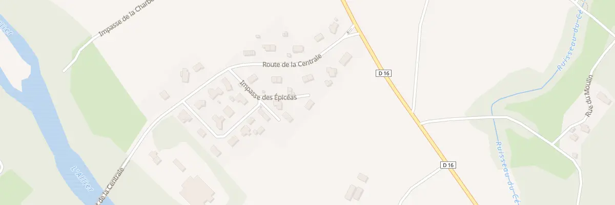Plan du 11 Imp des Epicéas à Vézézoux