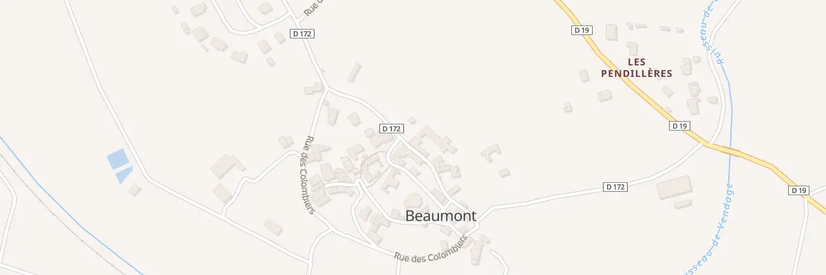 Plan du 2 Rue des Orchidees à Beaumont