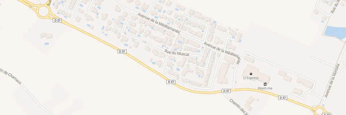 Plan du 16 Rue du Muscat à Portiragnes