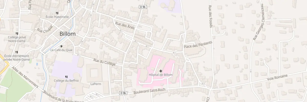 Plan du 8 Rue Saint Loup à Billom