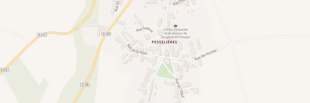 Plan du 4 Rue de la Halle à Sougères-en-Puisaye