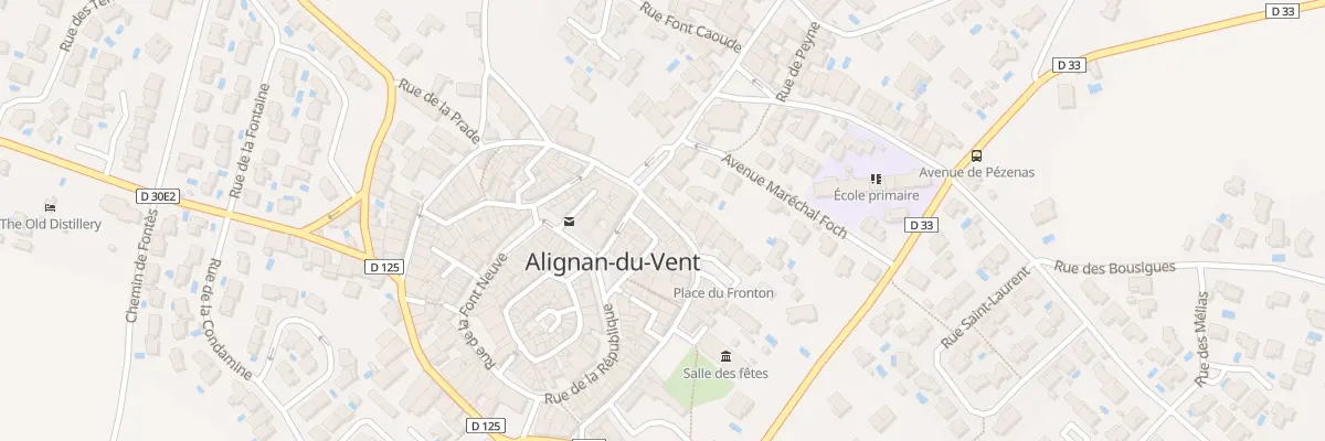Plan du 4 Rue des Aires à Alignan-du-Vent