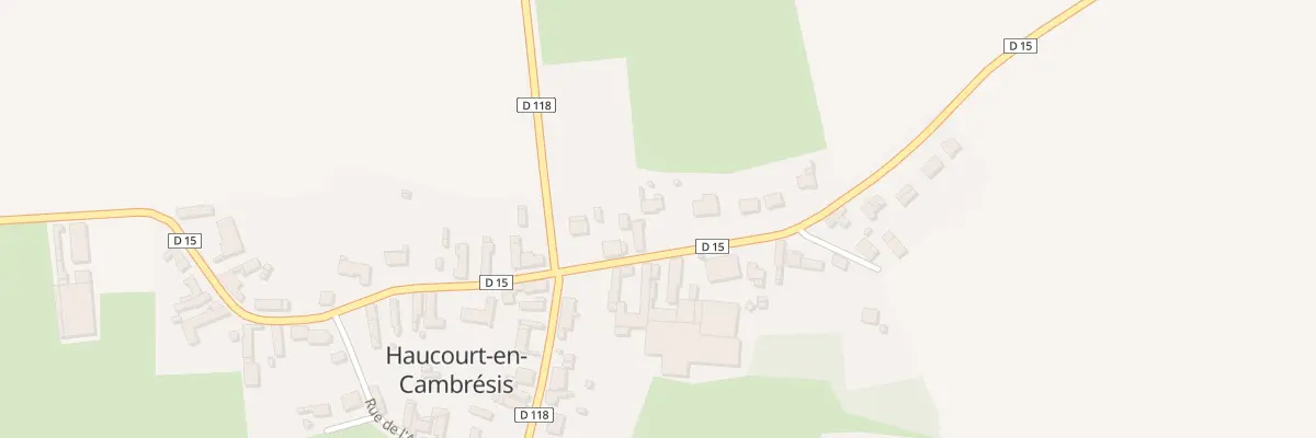 Plan du 5 Rue du Gal de Gaulle à Haucourt-en-Cambrésis