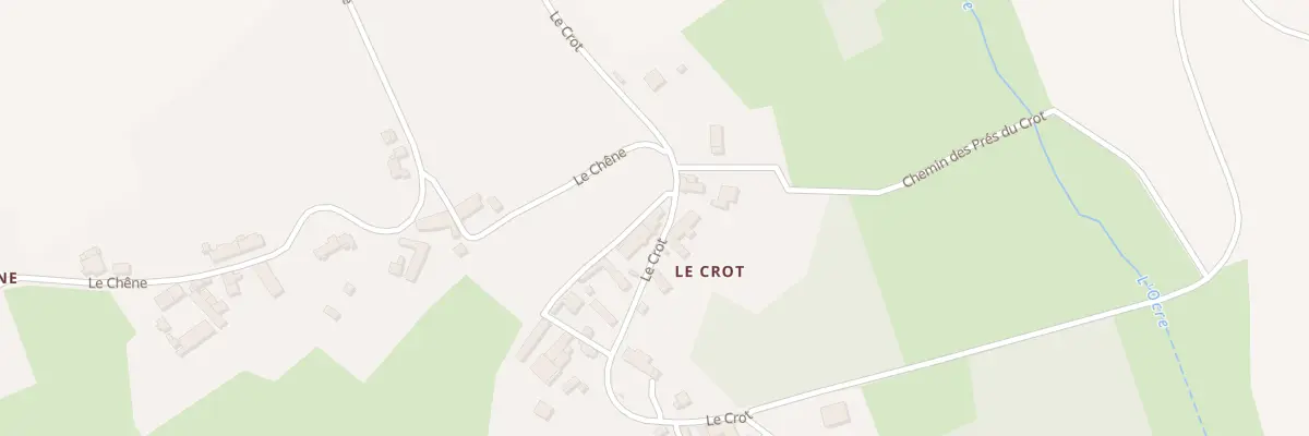 Plan du 180 Le Crout à Merry-la-Vallée
