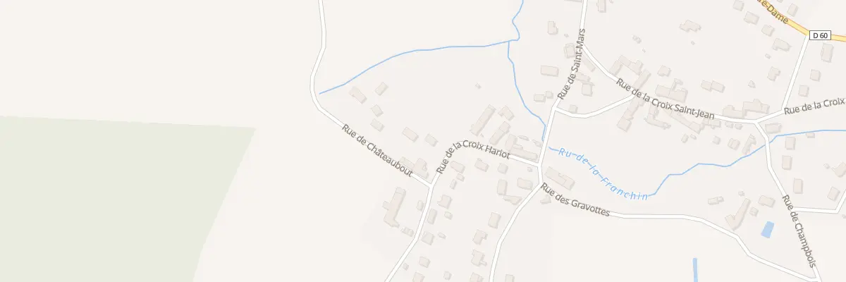 Plan du 10 Rue de la Croix Hariot à Lescherolles