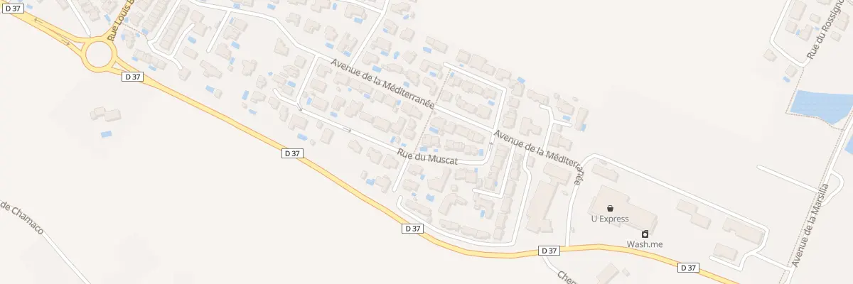 Plan du 9 Rue du Muscat à Portiragnes