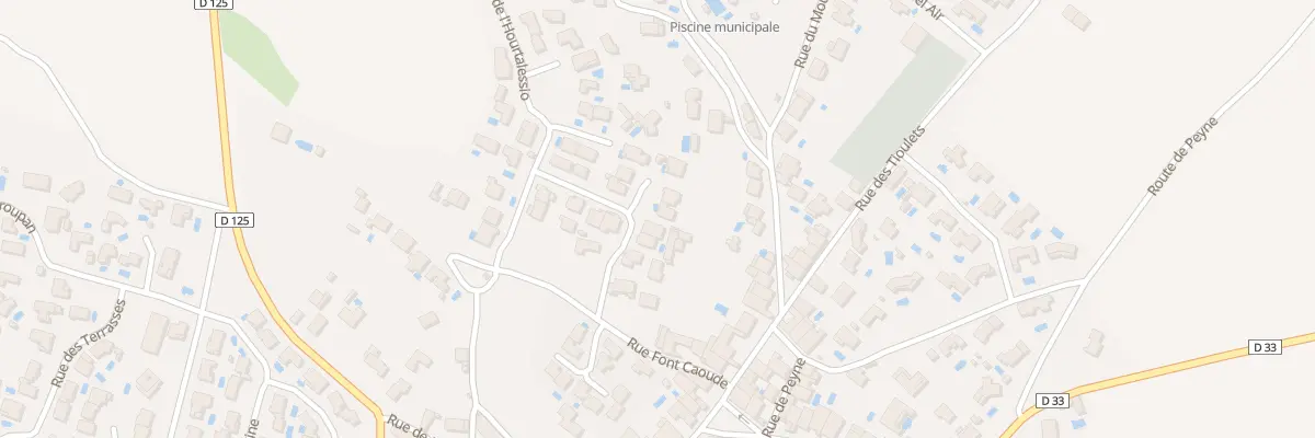Plan du 19 Rue de la Farigoule à Alignan-du-Vent