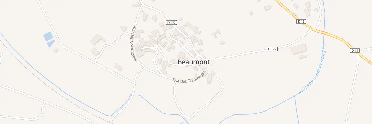 Plan du 5003 Le Bourg à Beaumont