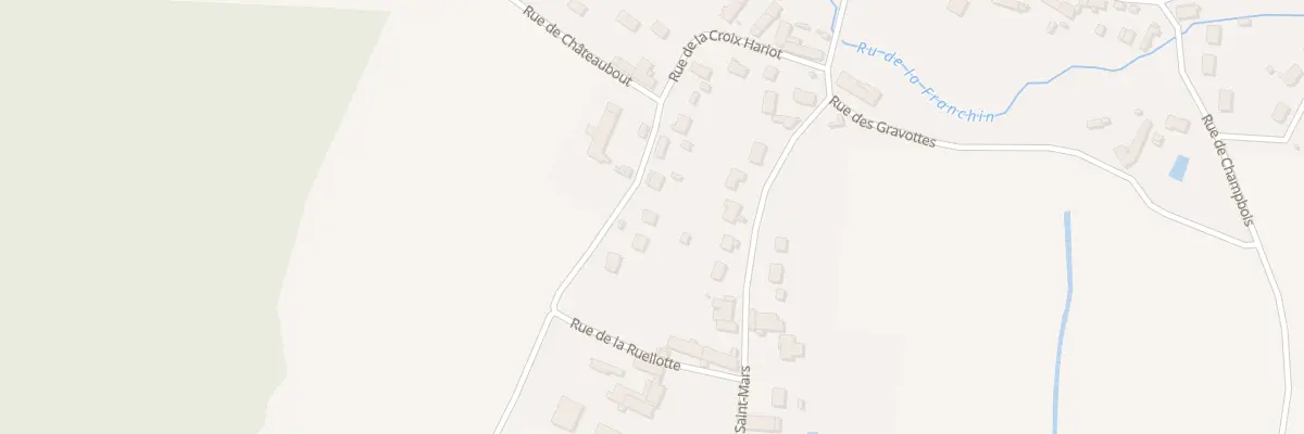 Plan du 13 Rue de la Croix Hariot à Lescherolles