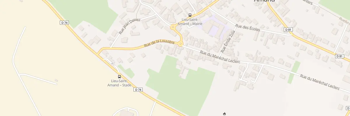 Plan du 6 Rue du Marechal Leclerc à Lieu-Saint-Amand