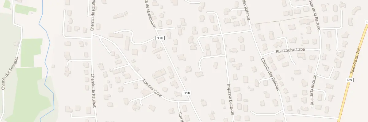 Plan du 15 Rte de Montmorin à Billom