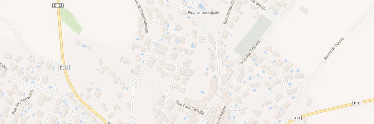 Plan du 17 Rue de la Farigoule à Alignan-du-Vent