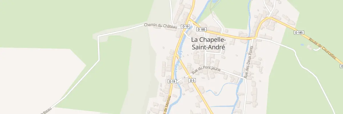 Plan du 98 Le Bourg à La Chapelle-Saint-André