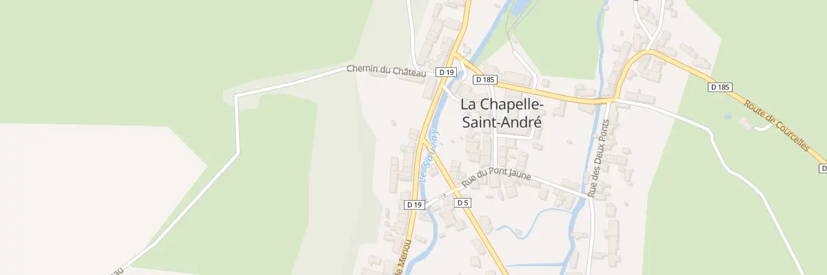 Plan du 8 Rte de Menou à La Chapelle-Saint-André