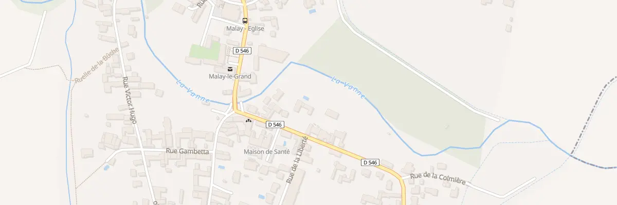 Plan du 9 Rue Pasteur à Malay-le-Grand