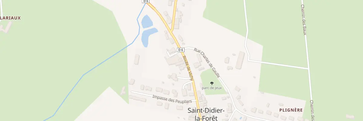 Plan du 10 Rte de Vichy à Saint-Didier-la-Forêt