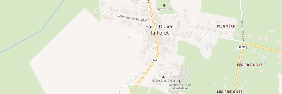 Plan du 6 Imp de la Fontaine à Saint-Didier-la-Forêt