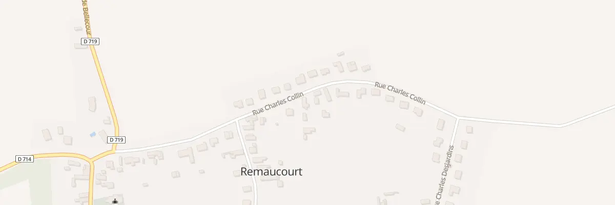 Plan du 18 Rue Charles Collin à Remaucourt