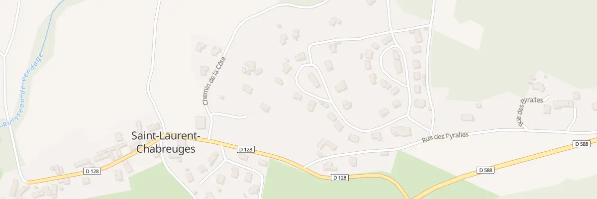 Plan du 5048 Les Queyres à Saint-Laurent-Chabreuges