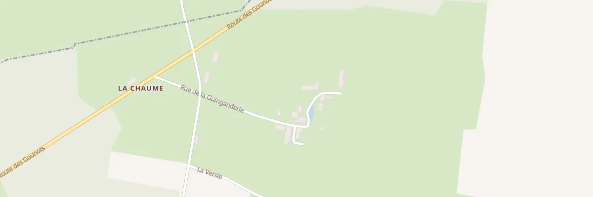 Plan du 9 La Guinganderie à Giry