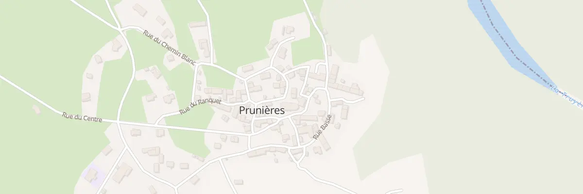 Plan du 5026 Prunieres à Prunières