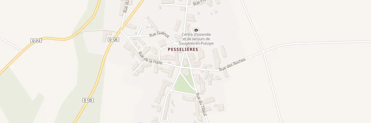 Plan du 2 Rue de la Halle à Sougères-en-Puisaye