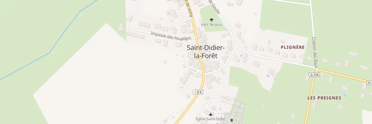Plan du 5035 Le Bourg à Saint-Didier-la-Forêt