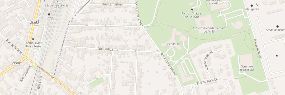 Plan du 47 Rue Berlioz à Yzeure