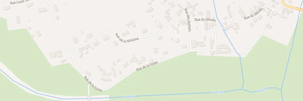 Plan du 25 Rue de la Fosse à Beautor