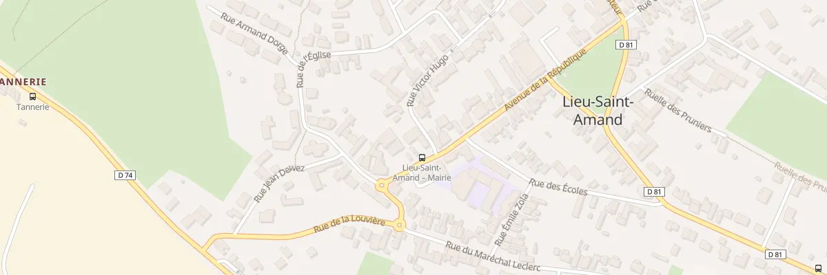 Plan du 1A Rue Victor Hugo à Lieu-Saint-Amand